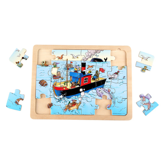 Rasmus Klump - Træpuslespil Mary