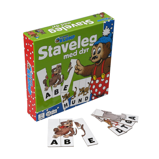 Spil: Rasmus Klump - Staveleg med dyr